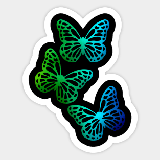 Colorful Butterfly Sticker